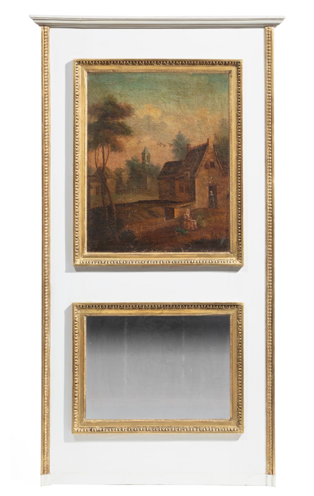LOUIS XVI-STYLE TRUMEAU MIRRORLouis