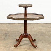LOUIS XVI STYLE TWO-TIER MARBL