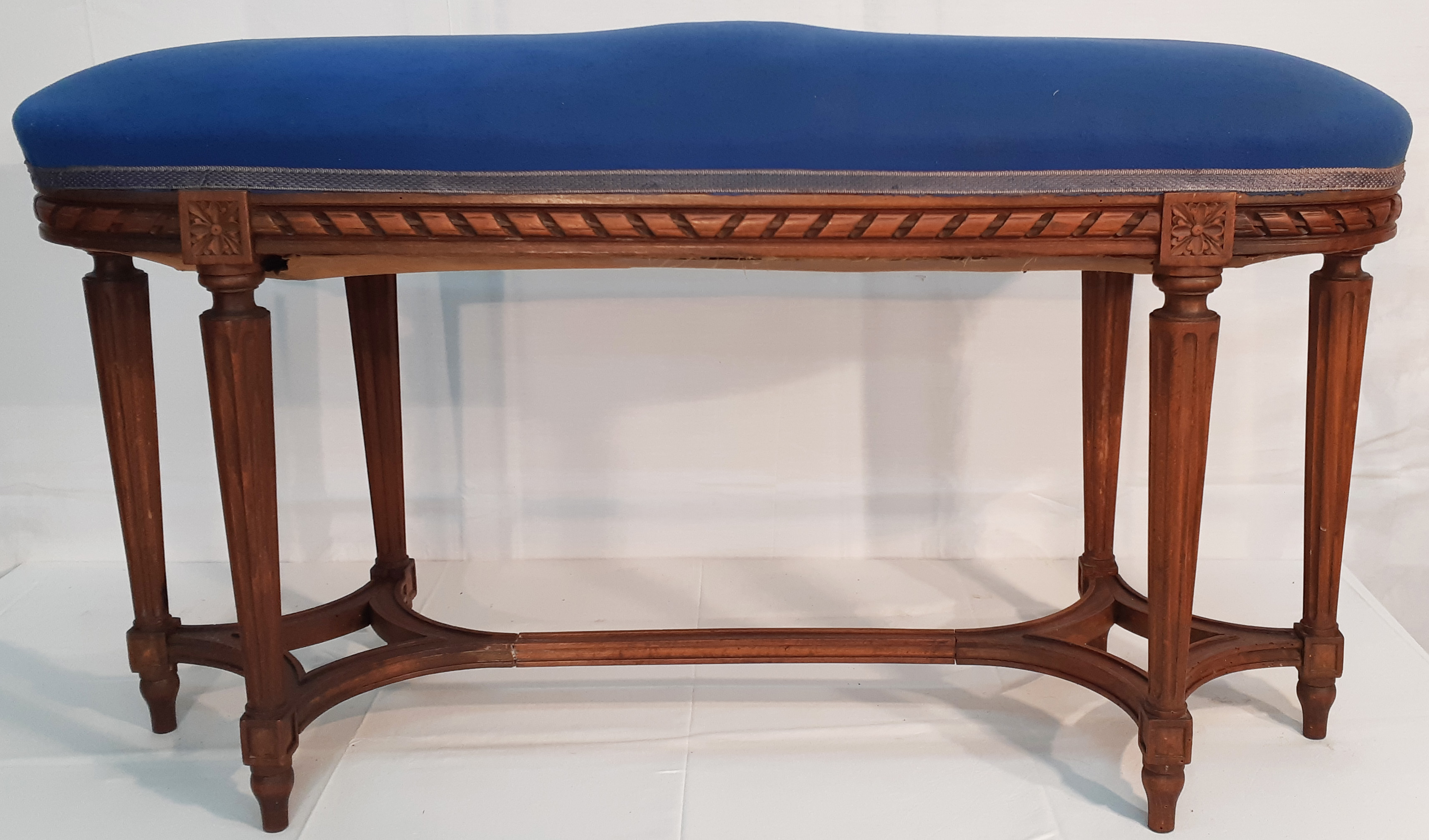 LOUIS XVI STYLE UPHOLSTERED