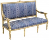 LOUIS XVI STYLE UPHOLSTERED SA