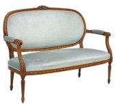 LOUIS XVI STYLE UPHOLSTERED SA