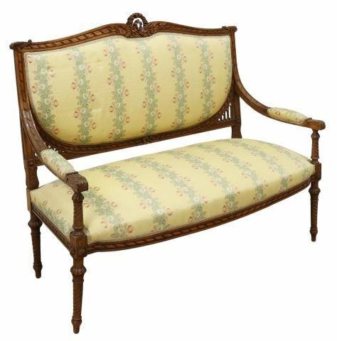 LOUIS XVI STYLE UPHOLSTERED SALON