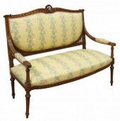 LOUIS XVI STYLE UPHOLSTERED SA