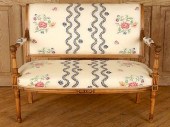 LOUIS XVI STYLE UPHOLSTERED SE