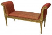 LOUIS XVI STYLE UPHOLSTERED WI