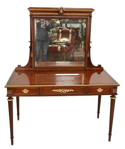LOUIS XVI STYLE VANITY AND