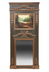 LOUIS XVI-STYLE VERTE PEINTE,