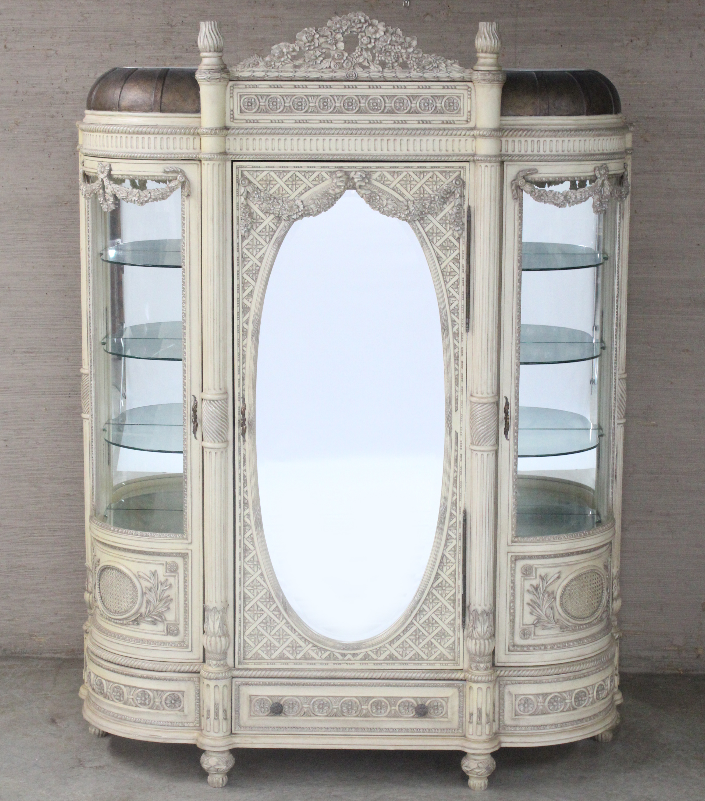 LOUIS XVI STYLE VITRINE Louis XVI