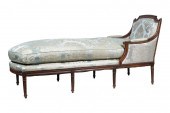 LOUIS XVI STYLE WALNUT & UPHOL