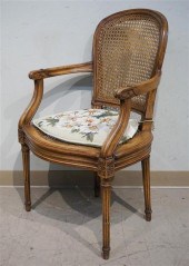 LOUIS XVI STYLE WALNUT CANE SE