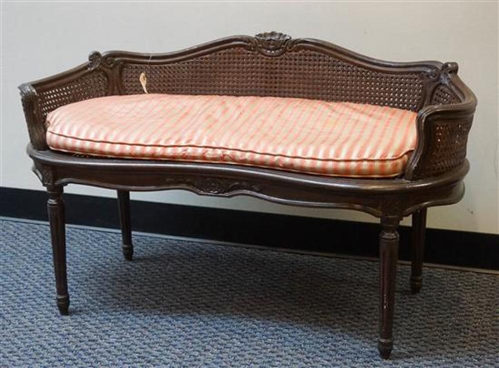 LOUIS XVI STYLE WALNUT CANED
