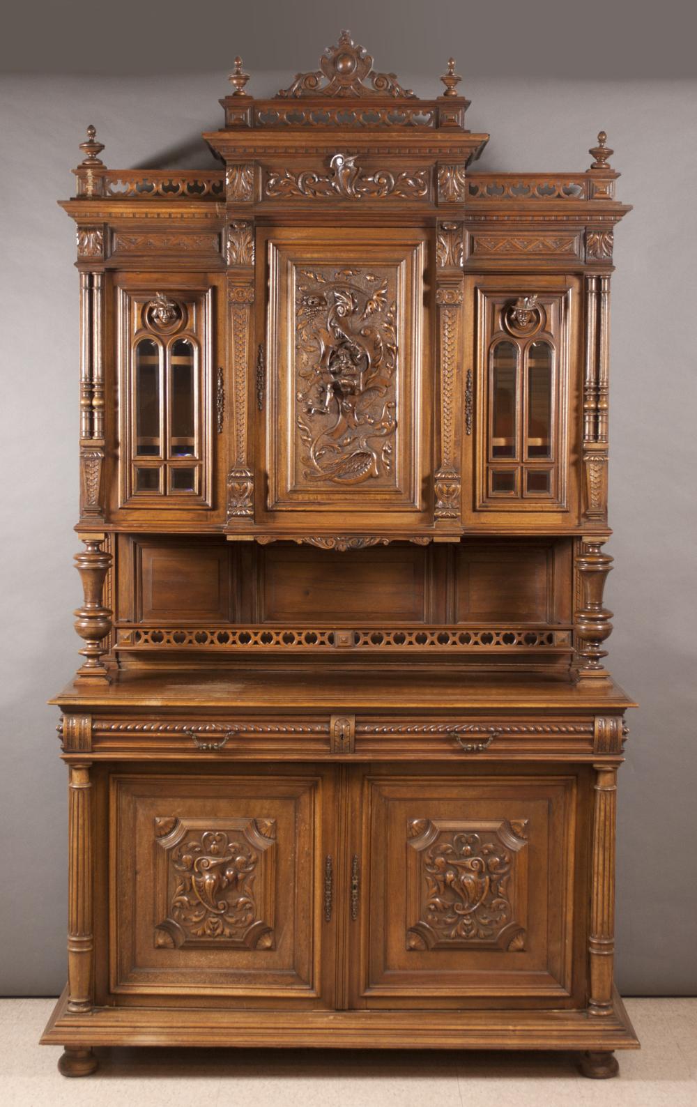 LOUIS XVI STYLE WALNUT COURT