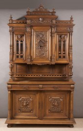 LOUIS XVI STYLE WALNUT COURT C
