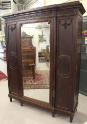 LOUIS XVI STYLE WALNUT THREE-D