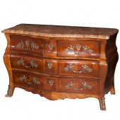 LOUIS XVI STYLE WOODEN BOMBE C