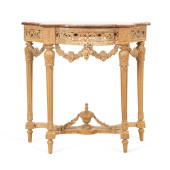 LOUIS XVI STYLE WOOODEN MARBLE