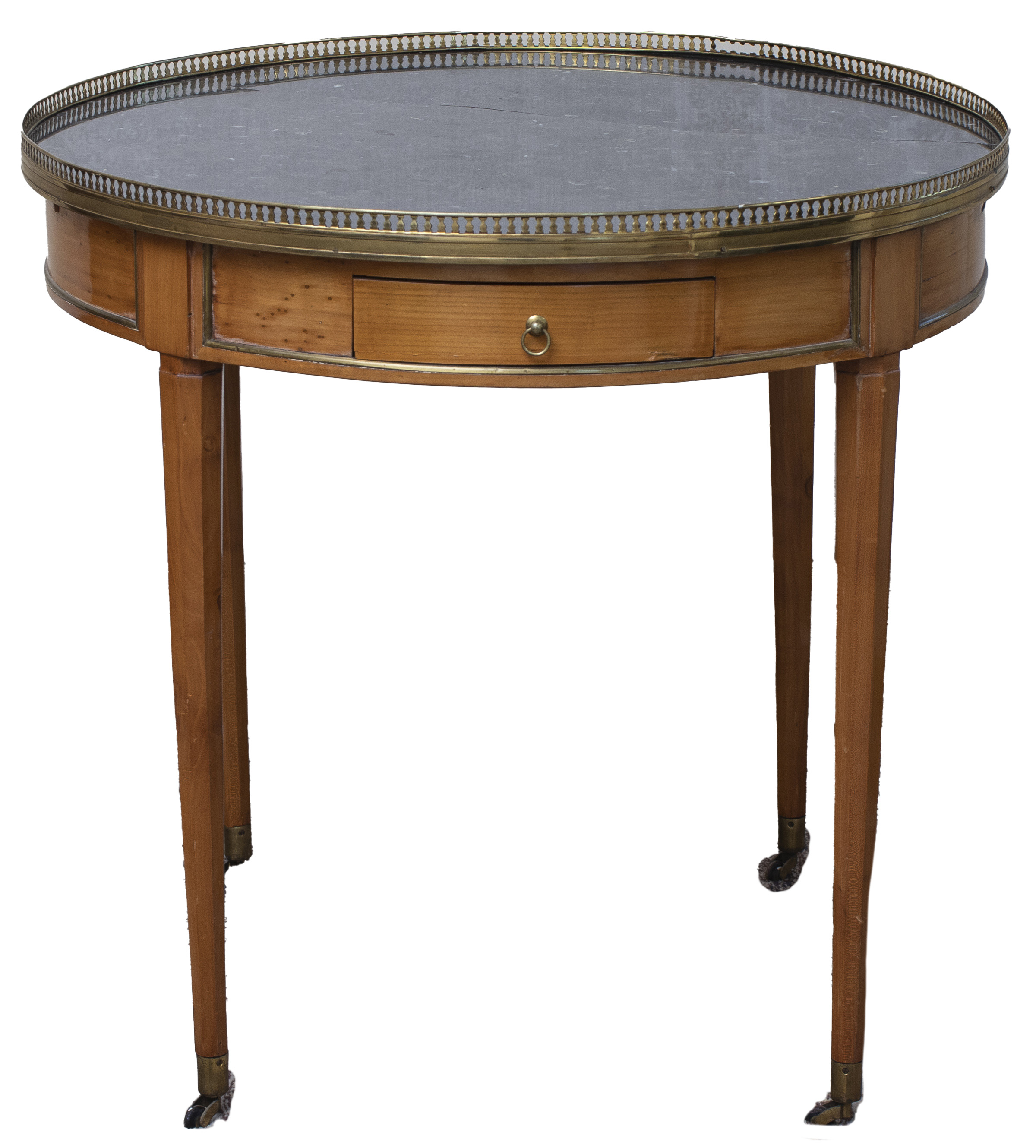 LOUIS XVI WALNUT AND MARBLE