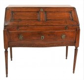 LOUIS XVI WALNUT DROP FRONT DE