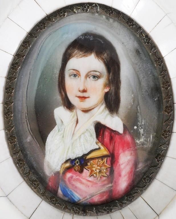 LOUIS XVII MINIATURE HANDPAINTED