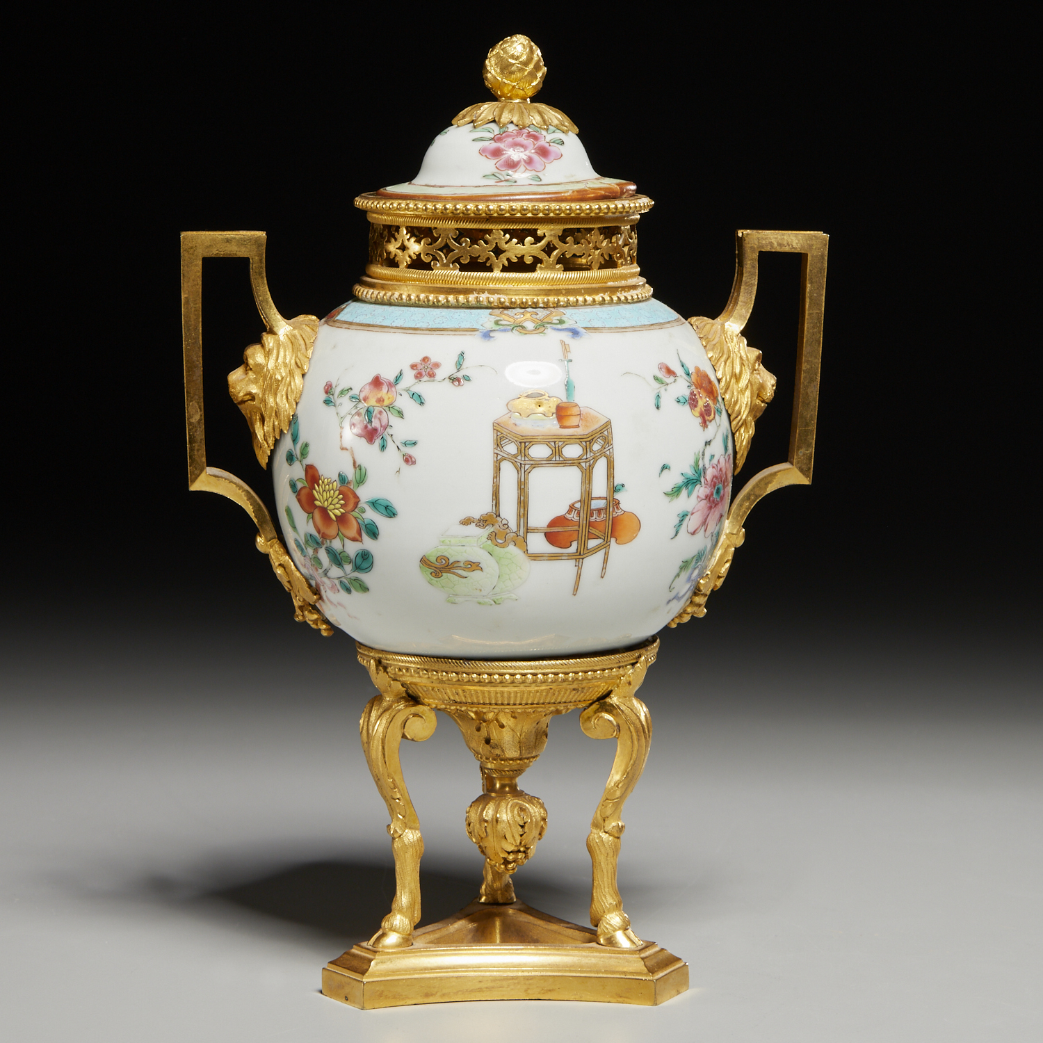 LOUIS XVIII ORMOLU MOUNTED
