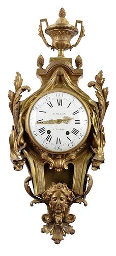 LOUIS XV/STYLE BRONZE ENAMELED