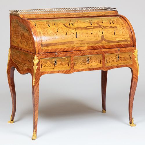 LOUIS XV/XVI ORMOLU-MOUNTED