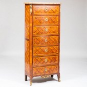 LOUIS XV/XVI ORMOLU-MOUNTED TU