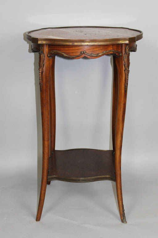 LOUIS XV/XVI STYLE MAHOGANY ROUGE