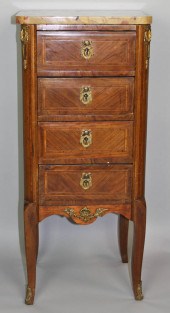 LOUIS XV/XVI STYLE MARBLE TOP