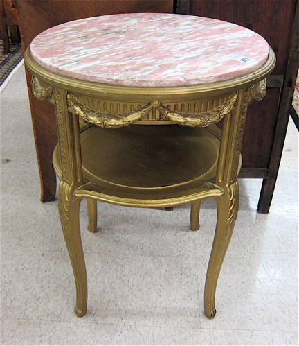 LOUIS XV/XVI STYLE MARBLE-TOP
