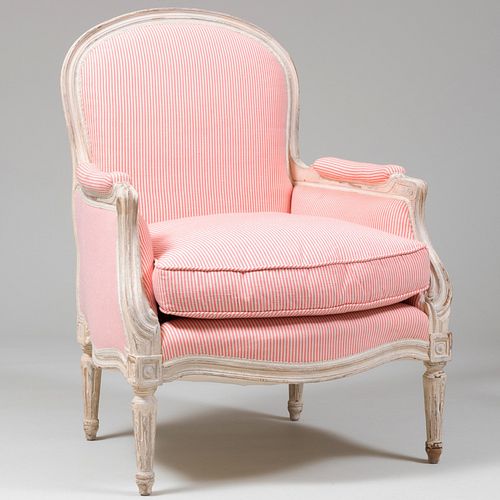 LOUIS XV/XVI STYLE WHITE PAINTED