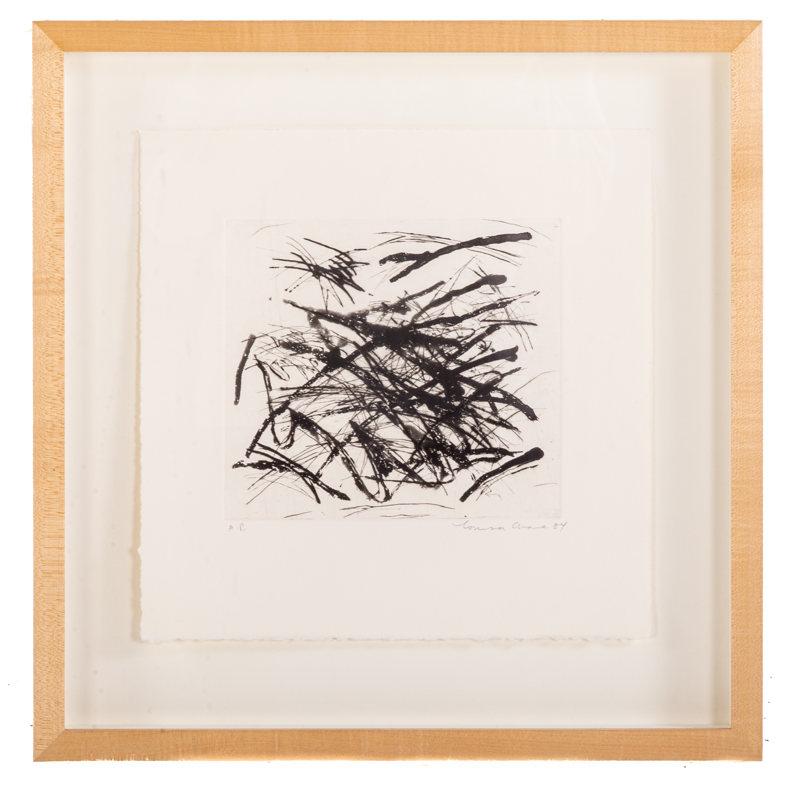 LOUISA CHASE. "HANDS (BLACK AND