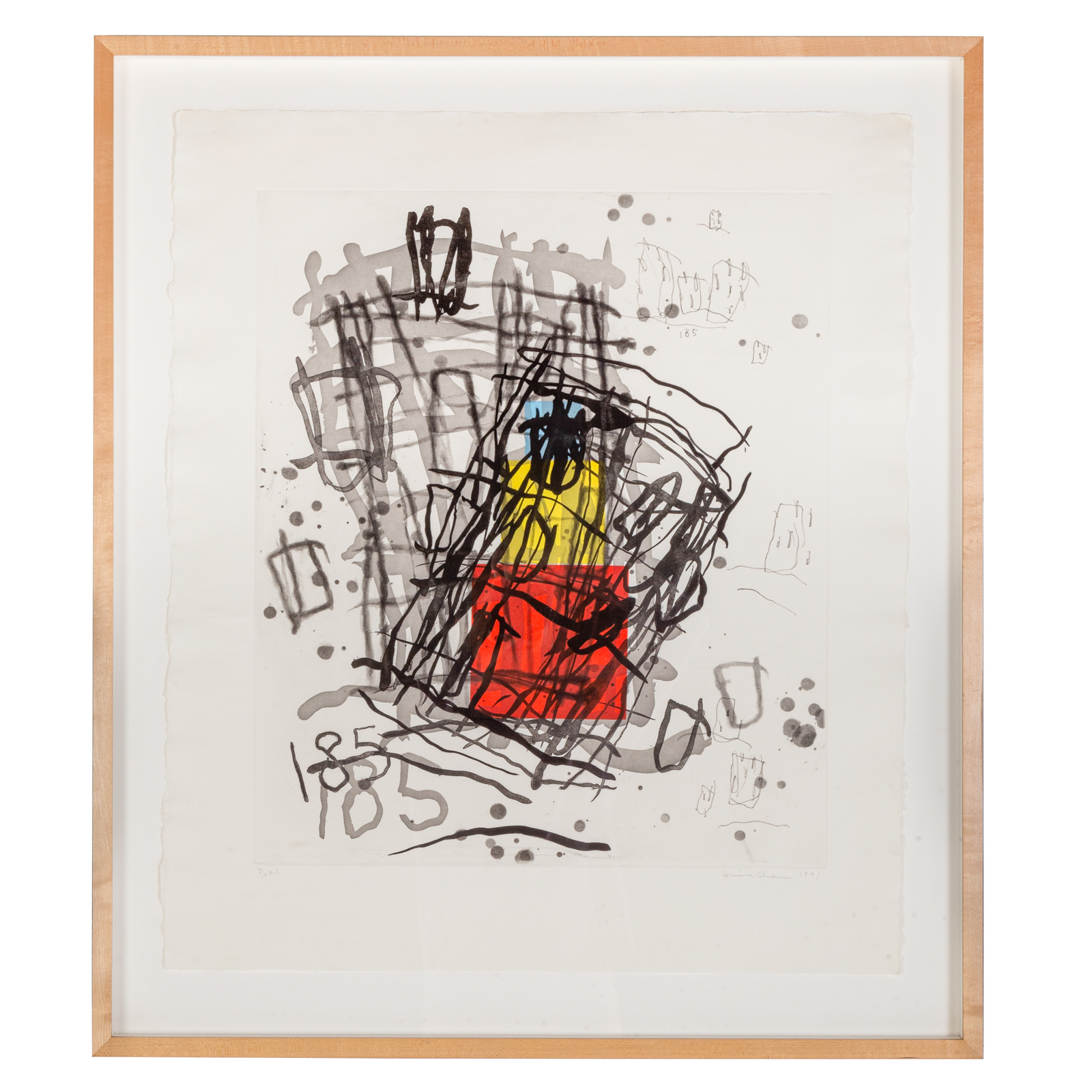 LOUISA CHASE. UNTITLED, ETCHING