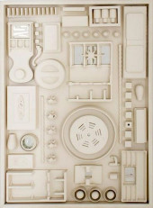 LOUISE NEVELSON STYLE WHITE FO