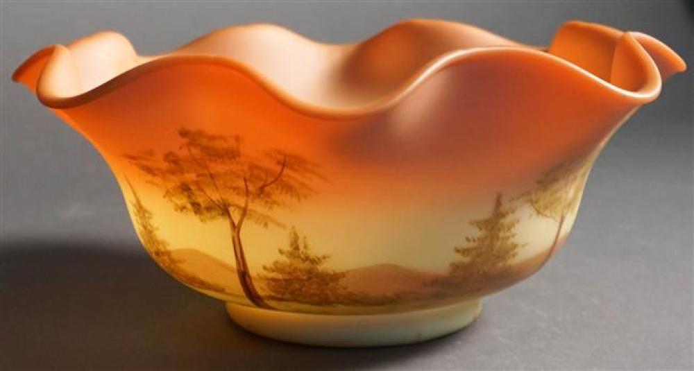 LOUISE PIPER PEACH BLOWN GLASS
