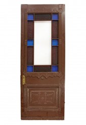 LOUISIANA CYPRESS, STAINED GLA