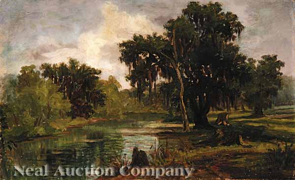 Louisiana School 19th c. "The