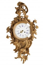 LOUSI XV-STYLE GILT BRONZE CAR