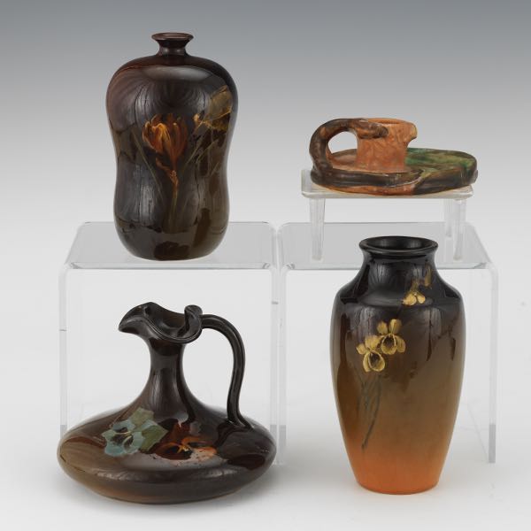 LOUWELSA WELLER POTTERY FOUR