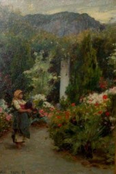 LOVATTI, Augusto. 1891 Oil on