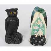 Love Birds And Owl Cast Iron D