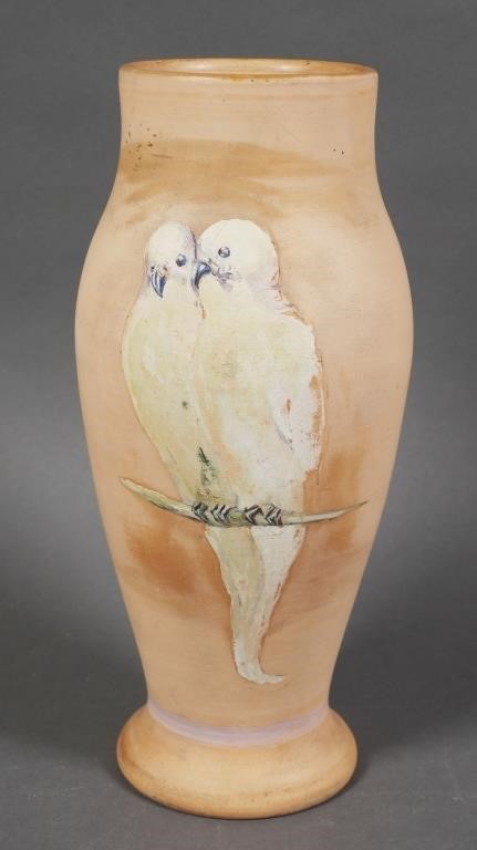 LOVE BIRDS VASE, ORLANDO POTTERIES,