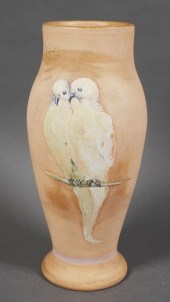 LOVE BIRDS VASE, ORLANDO POTTE