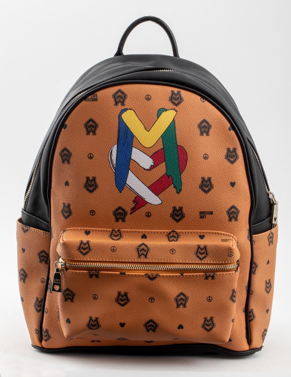 LOVE MOSCHINO LEATHER BACKPACK Love