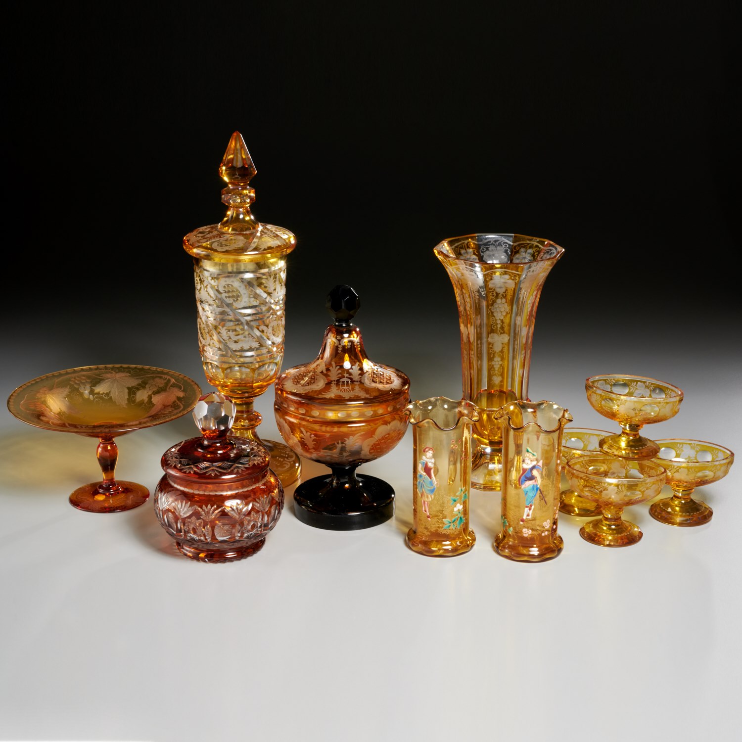 LOVELY COLLECTION BOHEMIAN AMBER