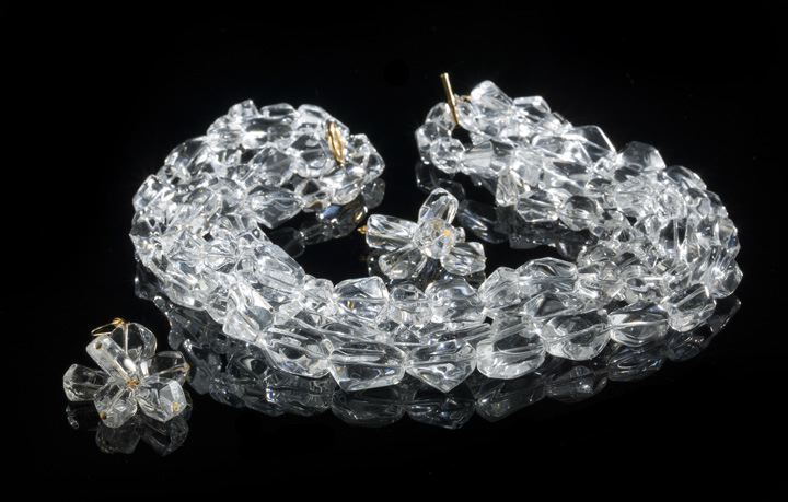 Lovely Rock Crystal Necklace and