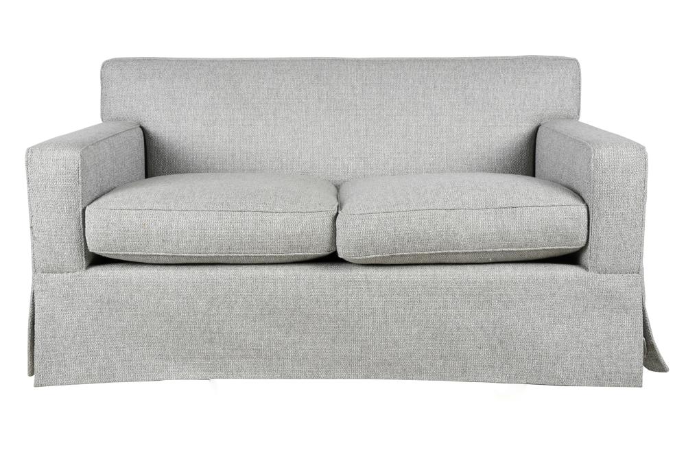 LOVESEAT COVERED WITH LORO PIANA