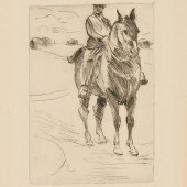 LOVIS CORINTH, DRYPOINT, 1914