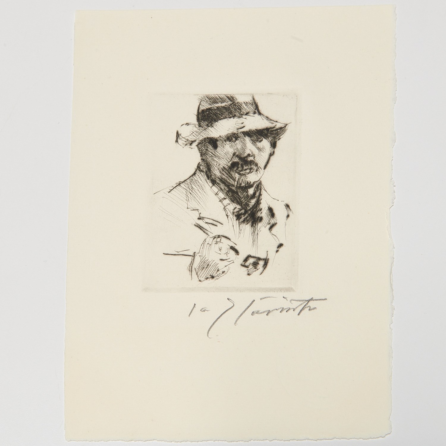 LOVIS CORINTH, DRYPOINT, 1920 Lovis