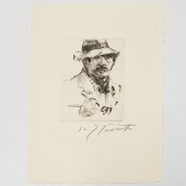 LOVIS CORINTH, DRYPOINT, 1920